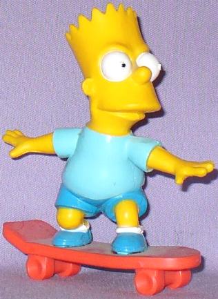 Figurine en carton taille réelle Bart Simpson Figurine en carton sur