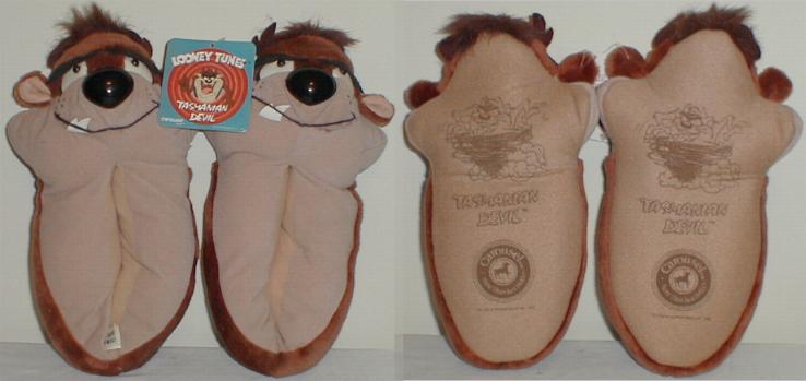 Tazmanian devil slippers hotsell