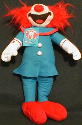 bozo the clown stuffed doll
