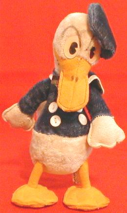 donald duck plush puppet